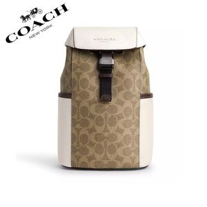 NWT COACH Racer Pack In Signature Colorblock‎